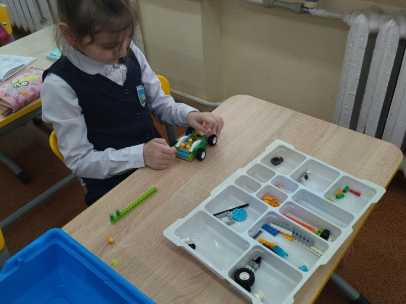 В Озерской средней школе работает кружок «РобоШкола», который посещают ребята разного возраста..